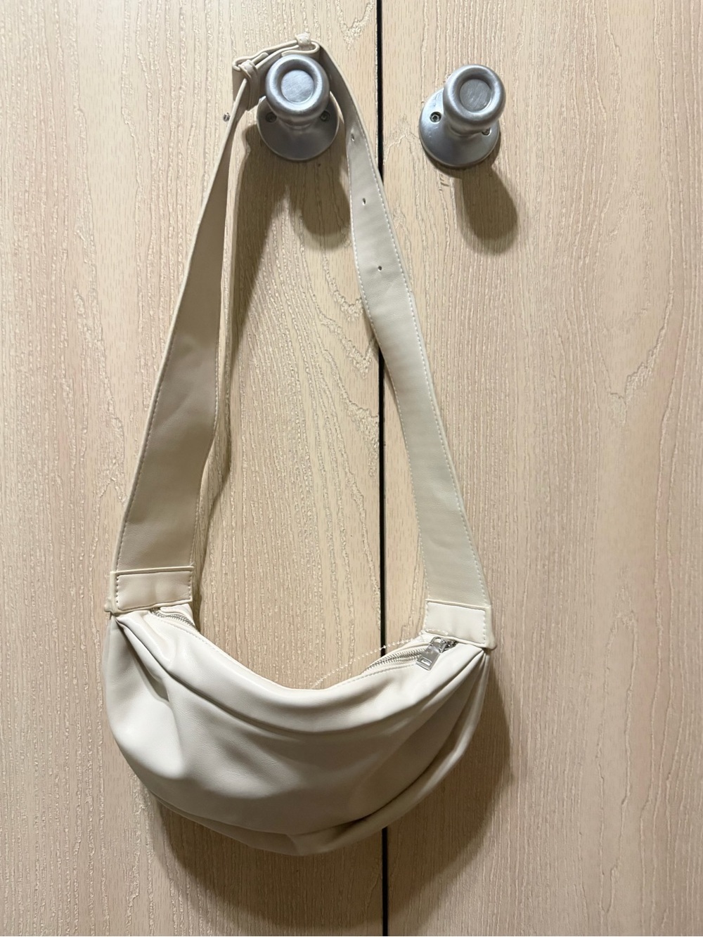 Montana West Minimal Cream Women’s Crossbody Bag